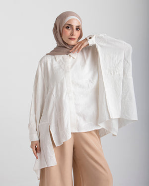 Embroidered Chemise OffWhite C219
