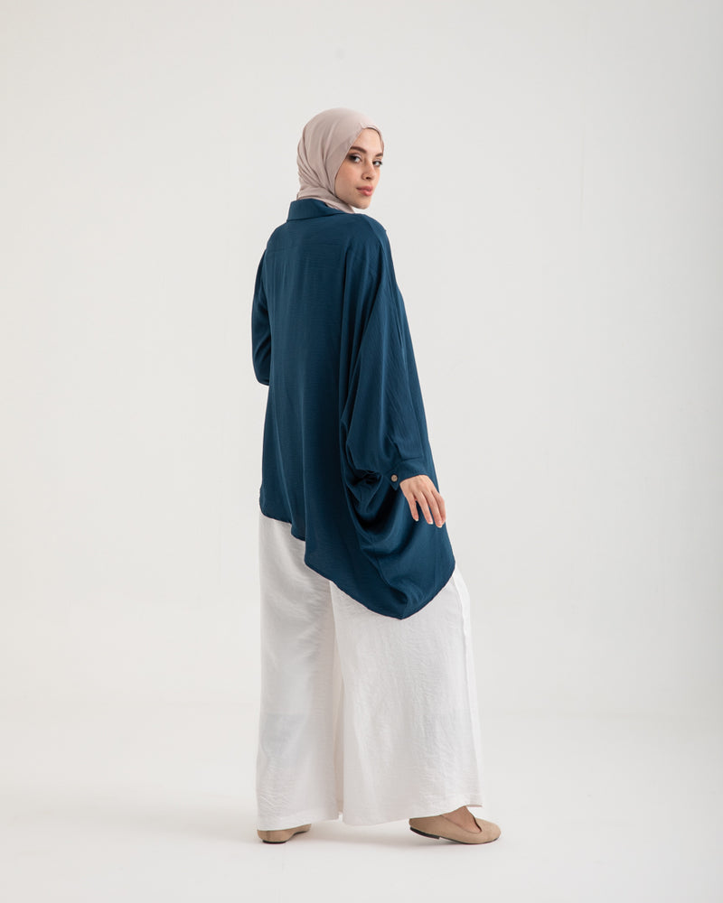 Asymmetric Top Teal C187