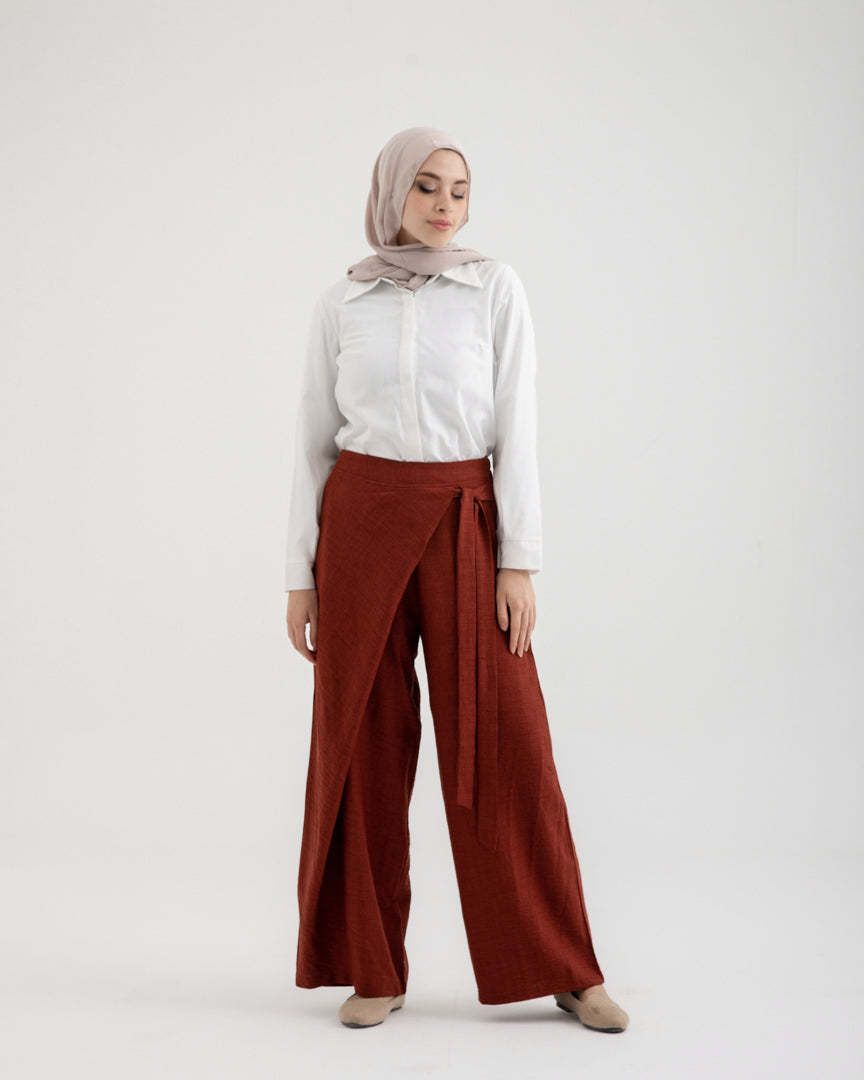 Wrap Pants Rust C179