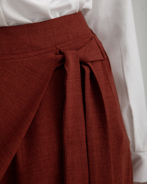 Wrap Pants Rust C179