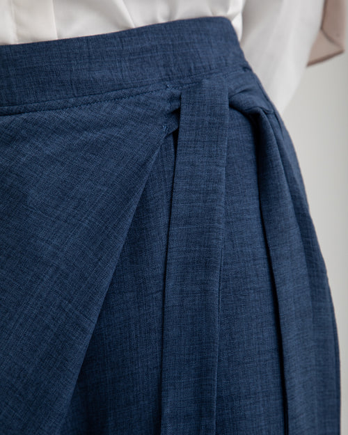 Wrap Pants Blue C179
