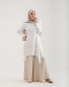 Linen Buttoned Chemise Off-white C192