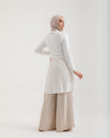 Linen Buttoned Chemise Off-white C192