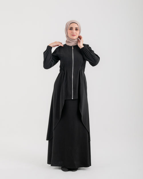 High-Low Zippered Tunic C177