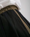 Linen Chiffon Wide Leg Pants Olive C199