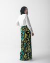 Satin Silk Maxi Skirt C1711