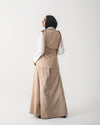 Corduroy Cargo Vest Beige C206