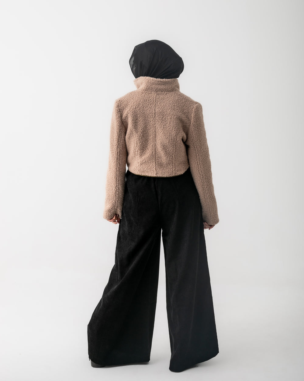 Cropped Jacket Beige C208