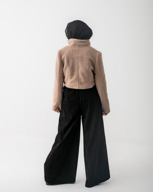 Cropped Jacket Beige C208