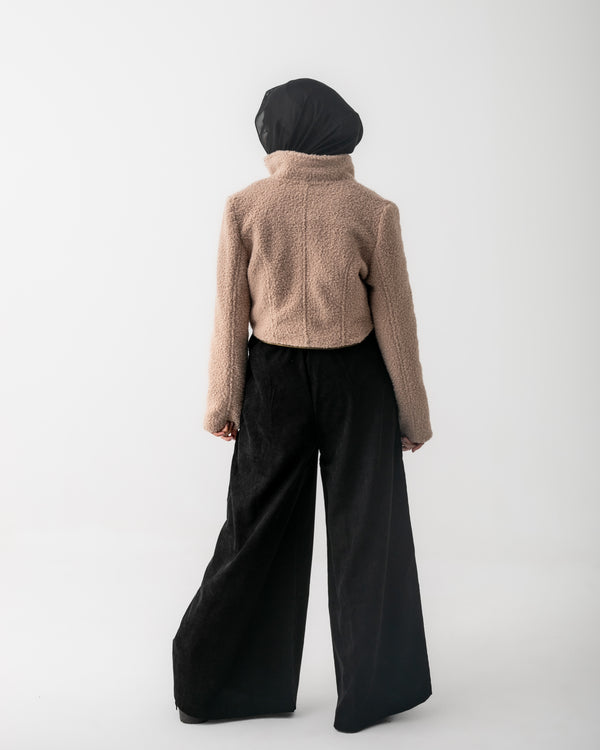 Cropped Jacket Beige C208