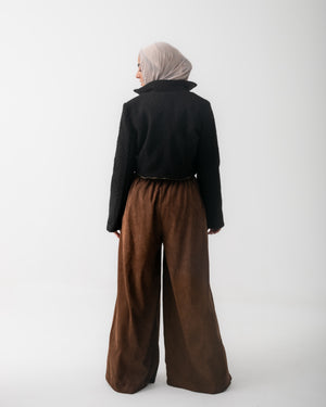 Cropped Jacket Black C208