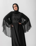 Chiffon Cape Abaya C212