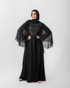Chiffon Cape Abaya C212