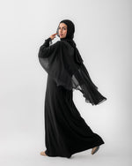 Chiffon Cape Abaya C212