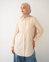 Basic Poplin Chemise Beige C118