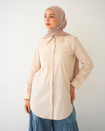 Basic Poplin Chemise Beige C118
