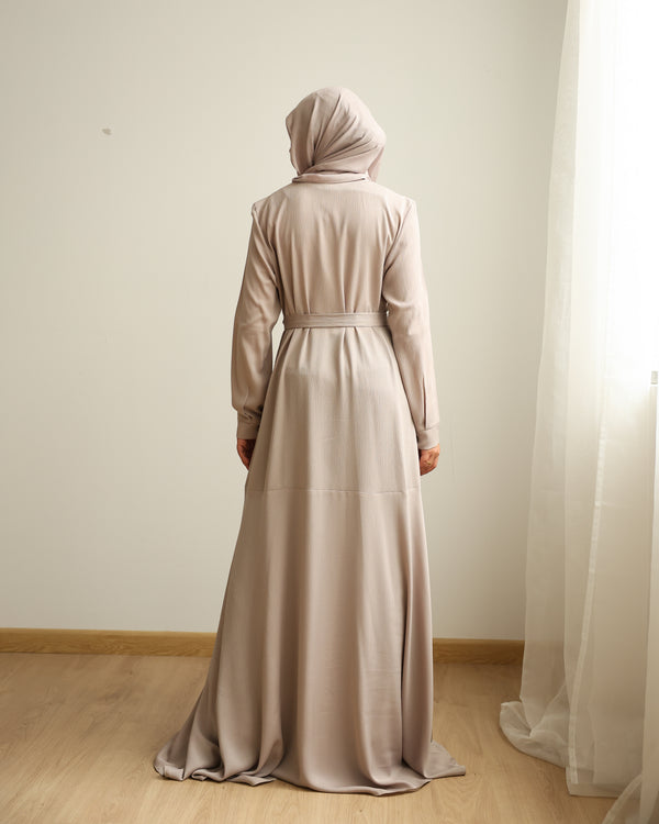 The A-line Dress Beige C860