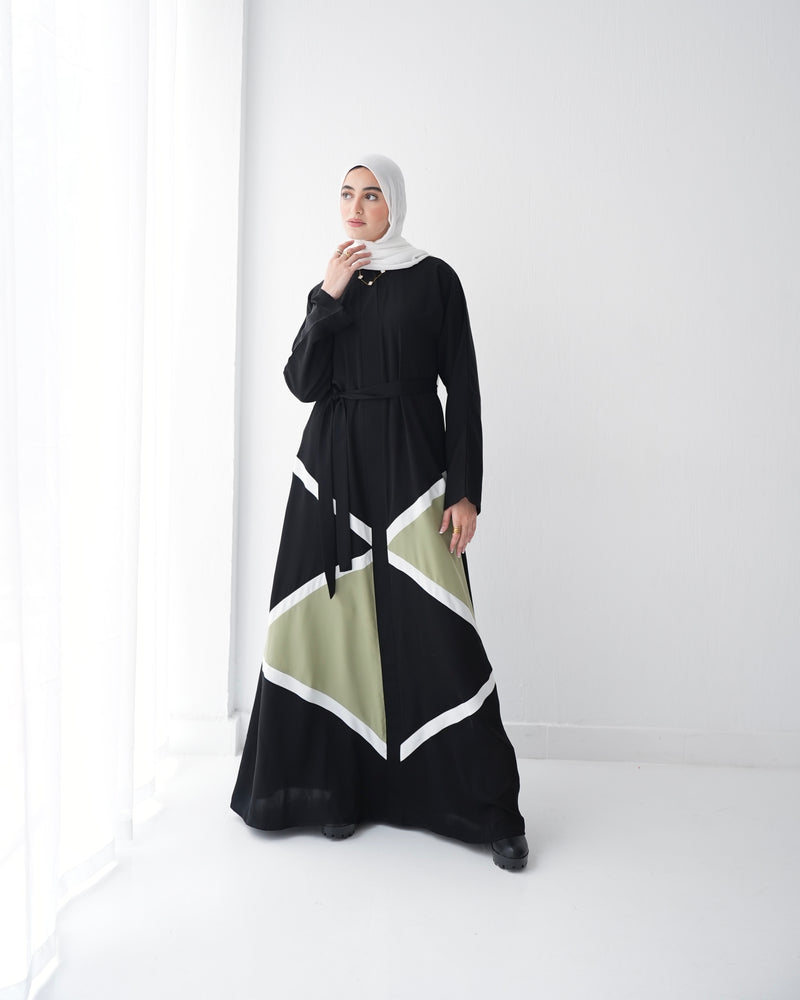 Silk Abaya Mint C90