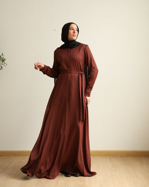 The A-line Dress Rust C860