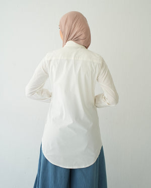 Basic Poplin Chemise OffWhite C118