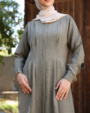 Linen Maxi Dress Rosemary C690