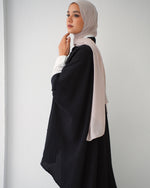Over Sized Poncho and Pants Set Black C11063