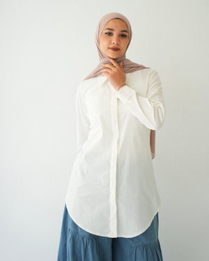 Basic Poplin Chemise OffWhite C118