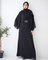 Cape Abaya With Front Belt C73