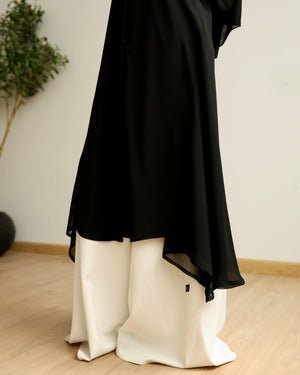 Shirt Dress With Front Buttons Black C1450