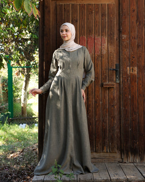 Linen Maxi Dress Rosemary C690