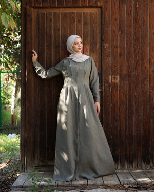 Linen Maxi Dress Rosemary C690
