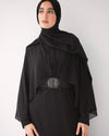 Cape Abaya With Front Belt C73
