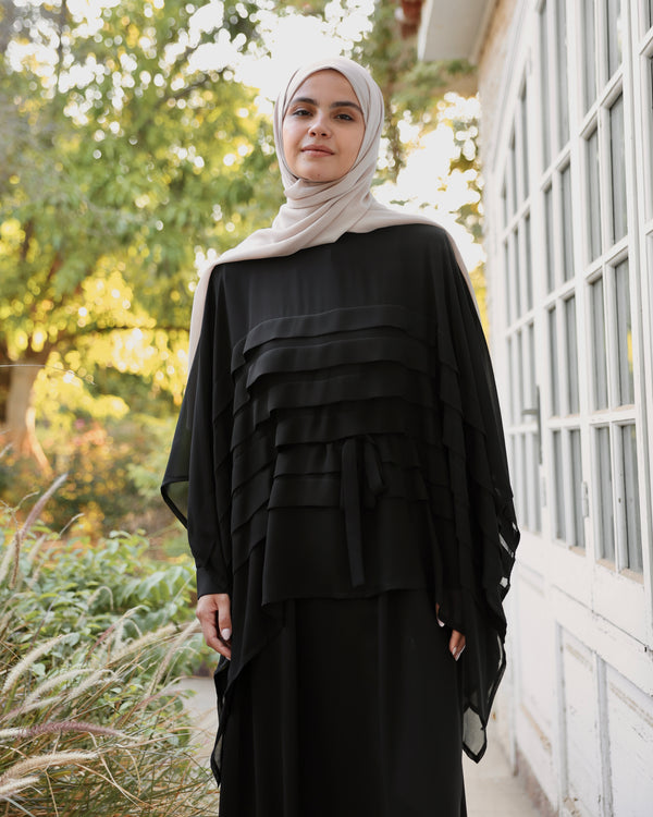 Free Size Cape Black C248