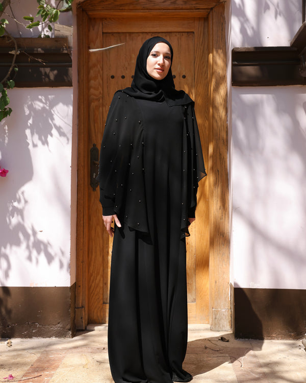 Pearl Cape Abaya C28