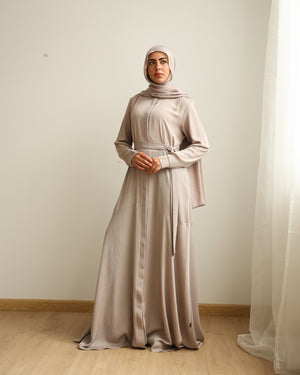 The A-line Dress Beige C860