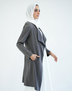 Gabardine Cardigan Grey C83