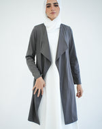 Gabardine Cardigan Grey C83