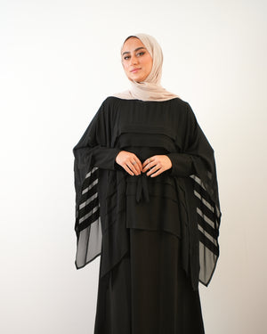Free Size Cape Black C248