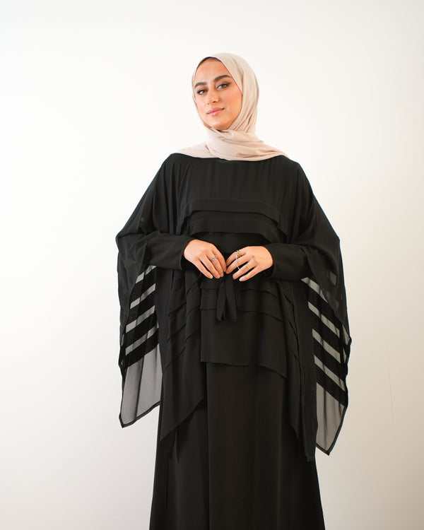 Free Size Cape Black C248