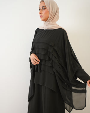 Free Size Cape Black C248