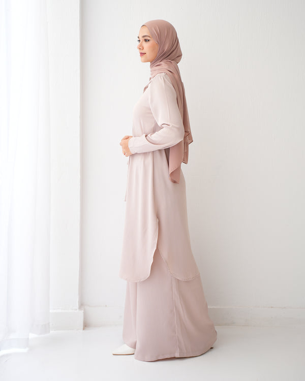 Wide Leg Pants Beige C1201