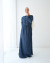 Maxi Denim Dress Navy C800