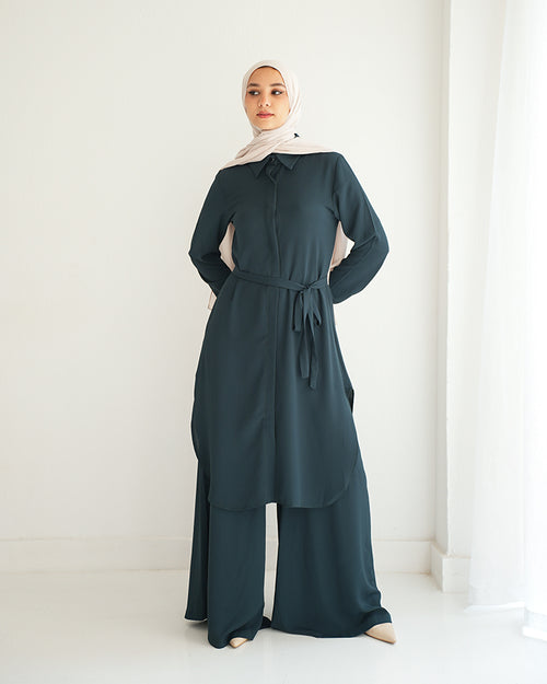 Long Chemise Green Teal C241