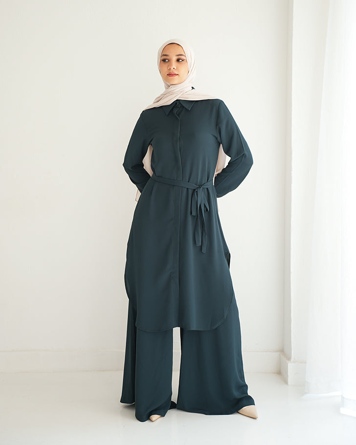 Long Chemise Green Teal C241