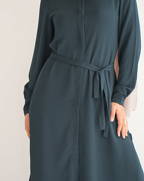 Long Chemise Green Teal C241