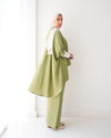 Over Sized Poncho and Pants Set Mint C11063