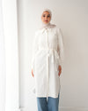 Poplin Long Chemise Offwhite C241