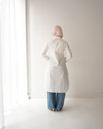 Poplin Long Chemise Offwhite C241