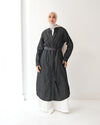 Denim Shirt Dress Black Grey C400
