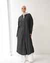 Denim Shirt Dress Black Grey C400